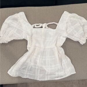 Altar’d State White Puff Blouse